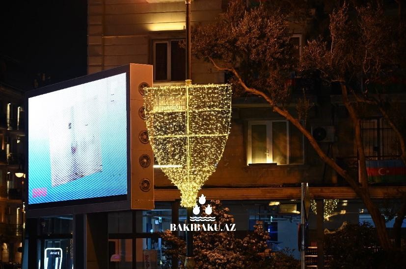 Bakı Yeni ilə belə hazırlaşır - FOTOLAR